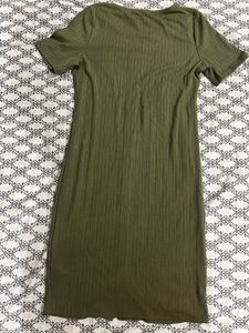 Olive Green Dress- Bossini Brand