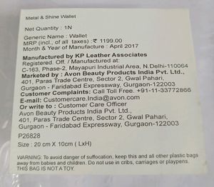 Avon Metal &amp; Shine Wallet