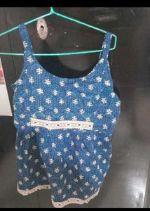 Stylish Blue Printed Kurta