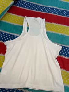 White Tokyo Graphic Tank Top