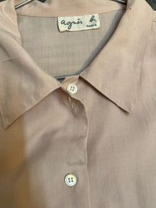 Agnes B. Pink Button-down Shirt