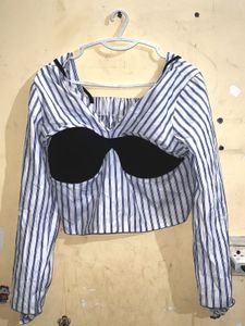 Striped Crop Top