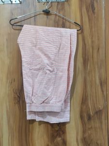 Elegant Pink Striped Kurta