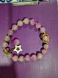 Boho Beaded Charm Bracelet - Butterfly &amp; Flower