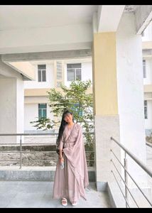 aesthetic anarkali with dupata✨️