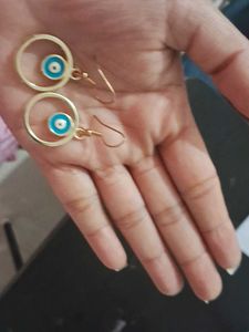 Evil Eye Hoop Earrings