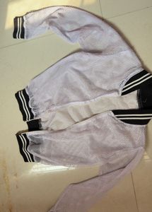 Mesh Bomber Jacket