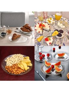 Big Glass Serving Plate