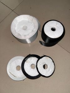 Satin Ribbon Rolls - White & Black