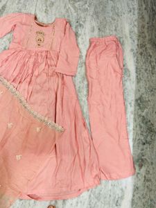 Elegant Pink Kurta Set with Dupatta