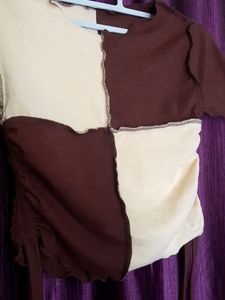 Asymmetrical Lycra Top New- Xs,S,M,L