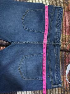 women denim skinny navy blue jeans