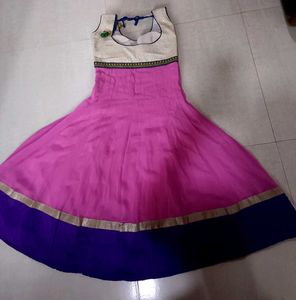Beautiful Pink Anarkali Gown