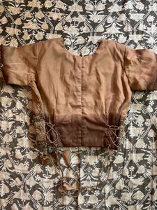 Embellished Silk Blend Ethnic Blouse