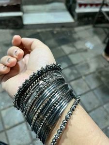 Oxidized Bangles Set