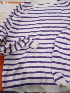 Striped Pullover Sweater