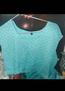 EleTeal Floral Palazzo Set with Jacket xxl size