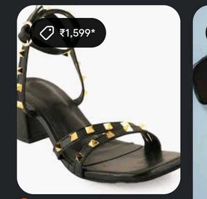 Designer Studded Heels