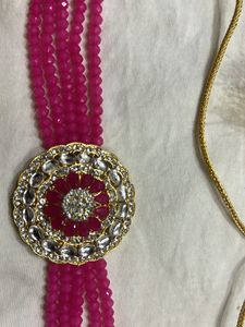 Elegant Kundan Choker Necklace Set