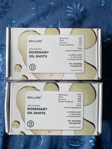 (2) 2 pack of Brillare Rosemary Oil Shots