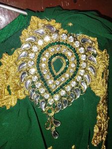 DEEP GREEN ETHNIC GOWN ☘️