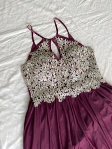 Burgundy Prom/ Bridemaids Dress