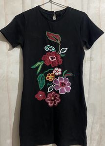 Black Floral Dress