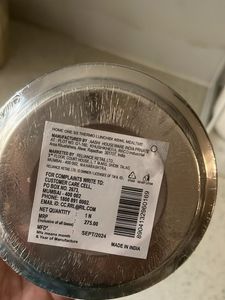 Set of two steel containers