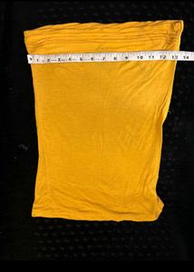 Beautiful Yellow Lace Top with Tube Tee