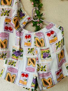 Fruit Print Co-ord Set