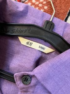 Lavender Button-Down Shirt