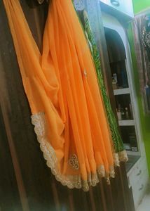 Vibrant Saree Set