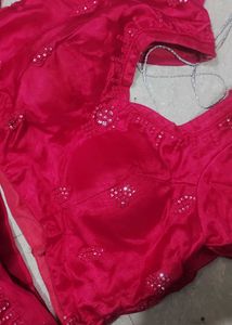 Stunning pink Sequined Lehenga Choli