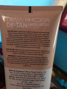 HILARY RHODA De-Tan Face &amp; Body Scrub