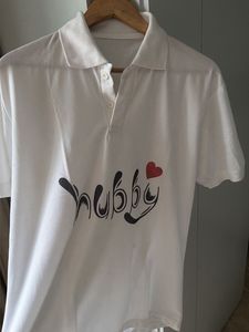 Hubby & Wifey Matching Couple Polo T-Shirts