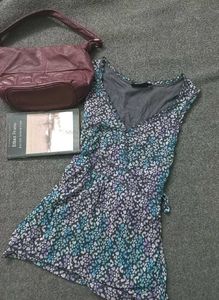floral v neck top