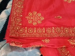 Beutiful ♥️ Rose 🌹 Pink Saree With Blouse