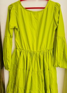Green Skater Dress - Stylish &amp; Fun