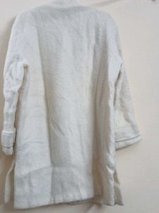 Chic White Toggle Coat