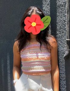 Crochet Knit Crop Top