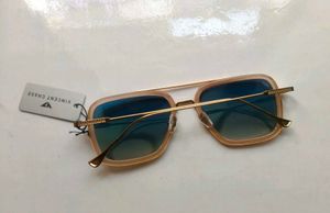 Stylish Square Blue Lens Sunglasses