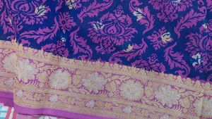 Good Condition Georgette Banars Saree For Sale