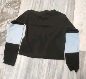 Color Block Crewneck Sweatshirt