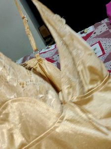 Satin Nightie with Lace Detail