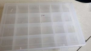 Clear Compartment Organizer Box
