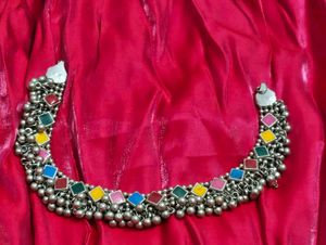 Boho Multicolor Anklet with Bells