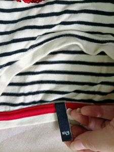 Striped 'Ahoy' Tee