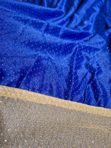 Royal Blue Party Wear Saree