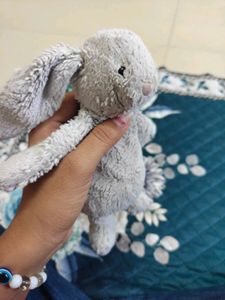 Cute Grey Bunny Plush Toy
