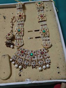 Elegant Kundan Bridal Jewelry Set